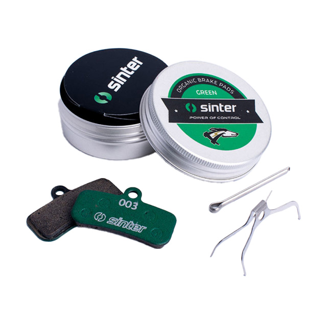 Sinter Disc Pads, Shimano (D-type 4-piston) TRP, Green