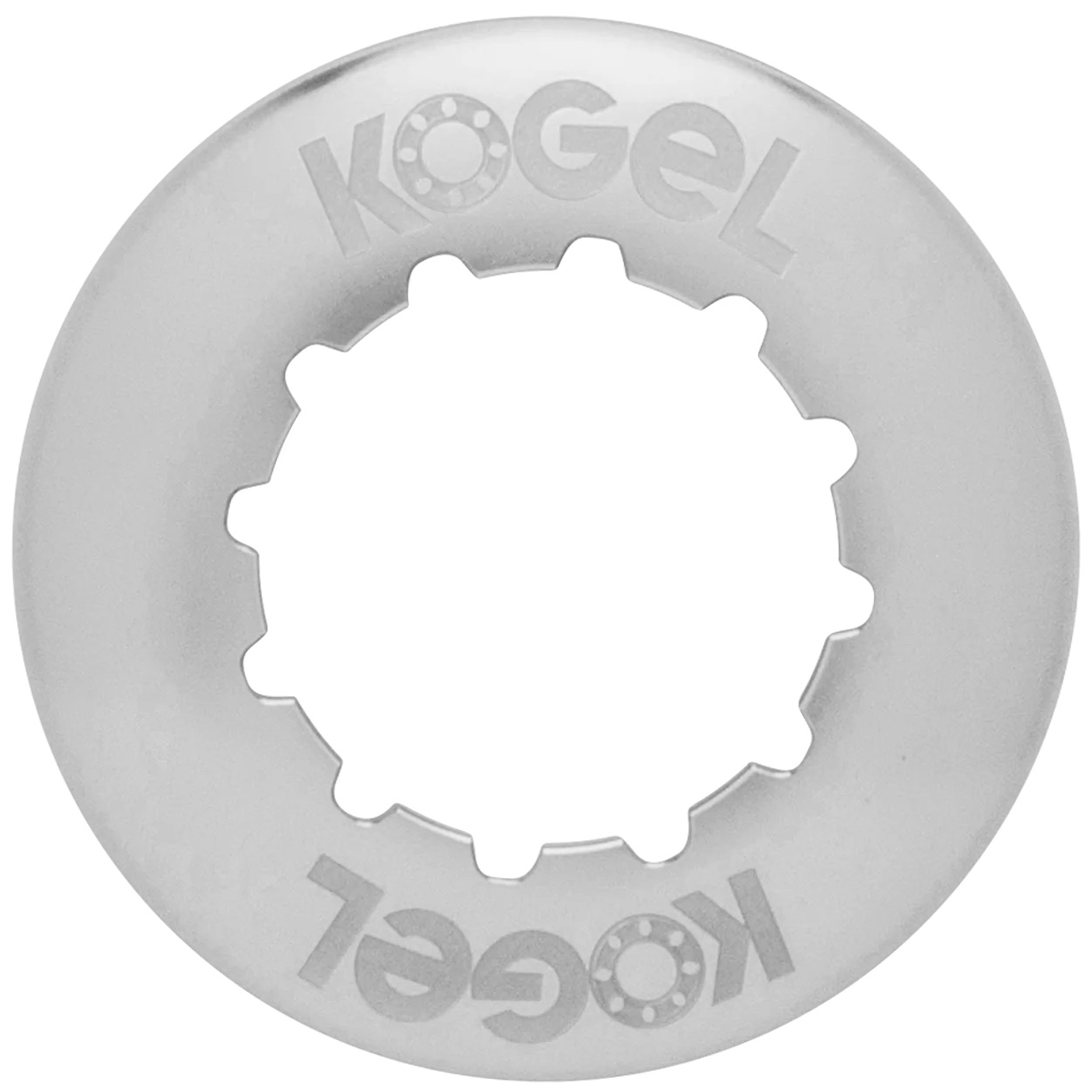 Kogel Bearings Center Lock Internal Spline Rotor Lockring, Raw 