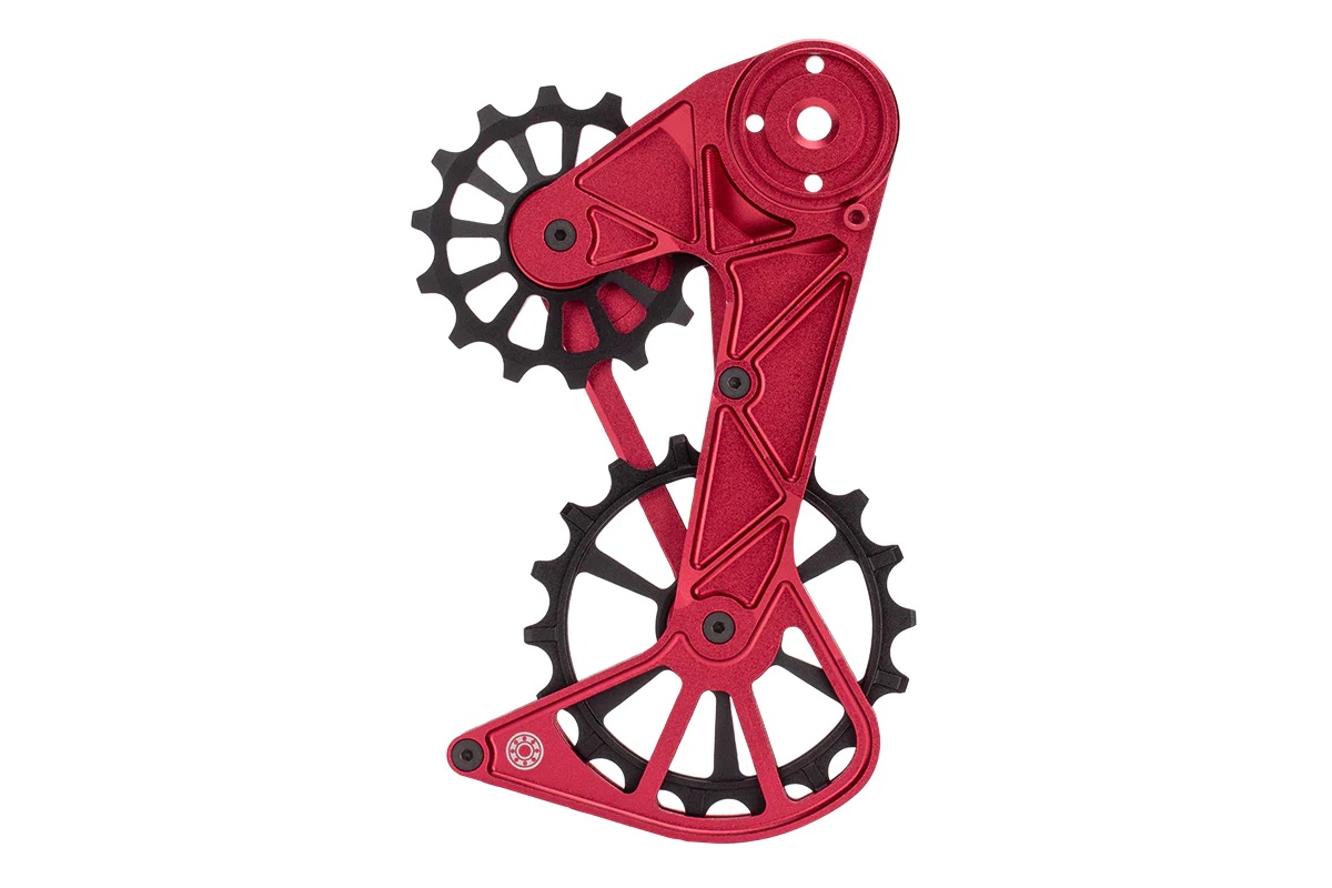 Kogel Bearings Kolossos Oversized Pulley Cage, Sram AXS Eagle - Red