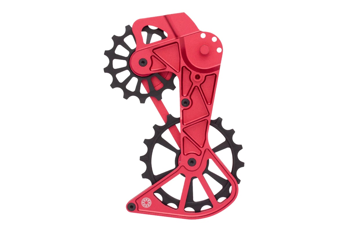 Kogel Bearings Kolossos Oversized Pulley Cage, Shimano XTR, XT - Red