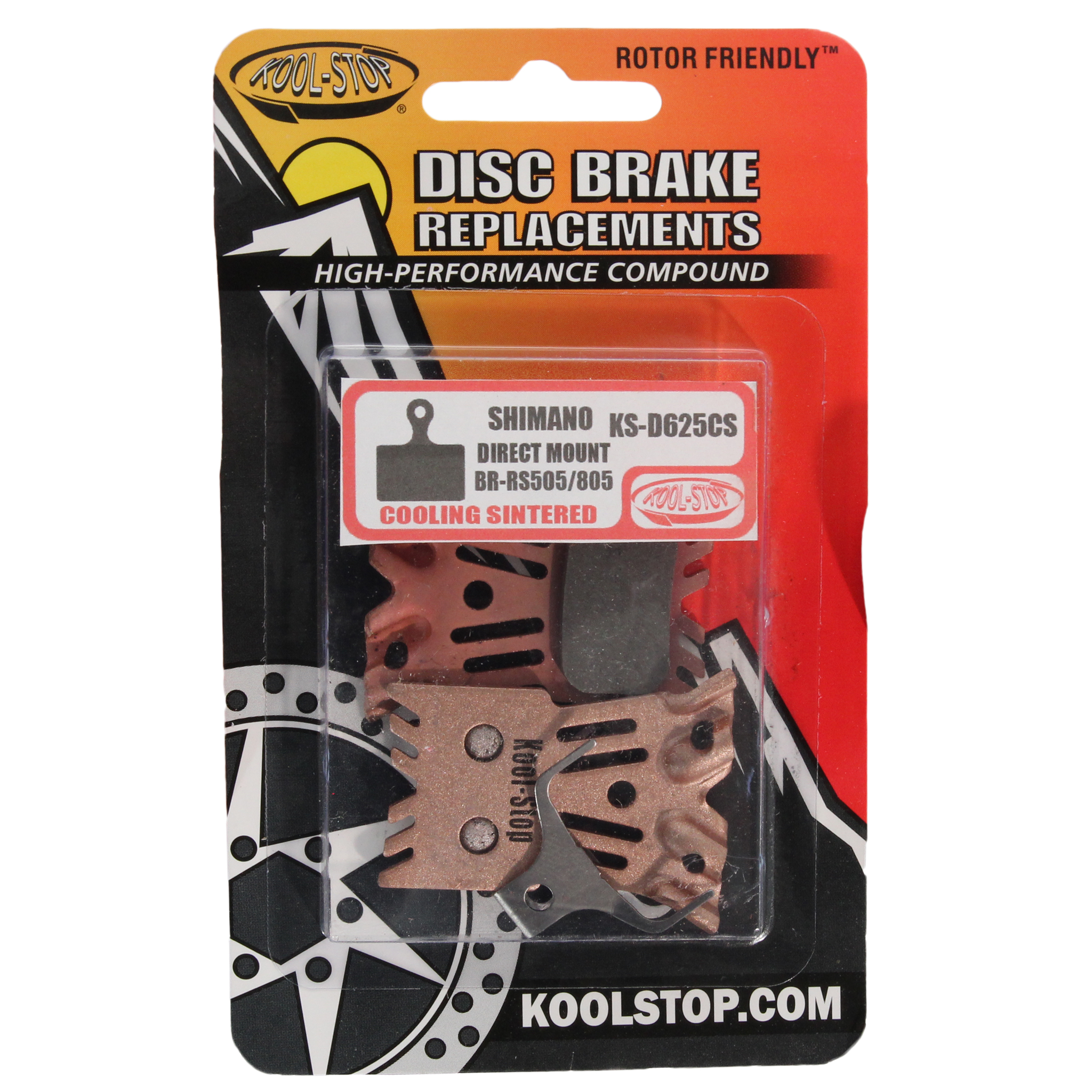 Kool Stop Disc Pads, Cool Wave Shimano K-type 2-piston Sintered