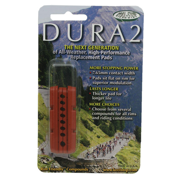 Kool Stop Dura 2 Road Cartridge Inserts, Salmon Pr