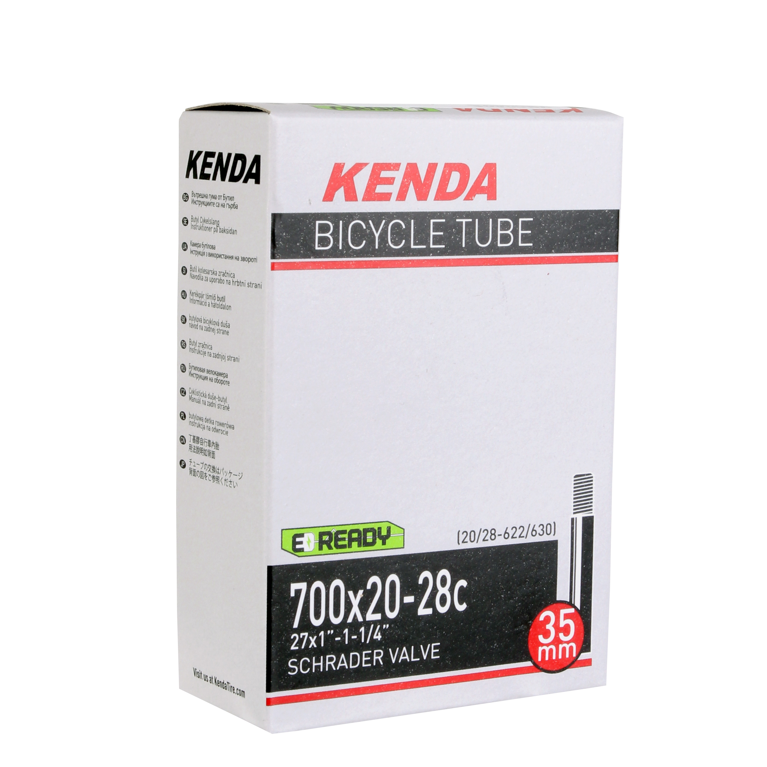 Kenda Butyl Tube, 700 x 20-28, SV - Each