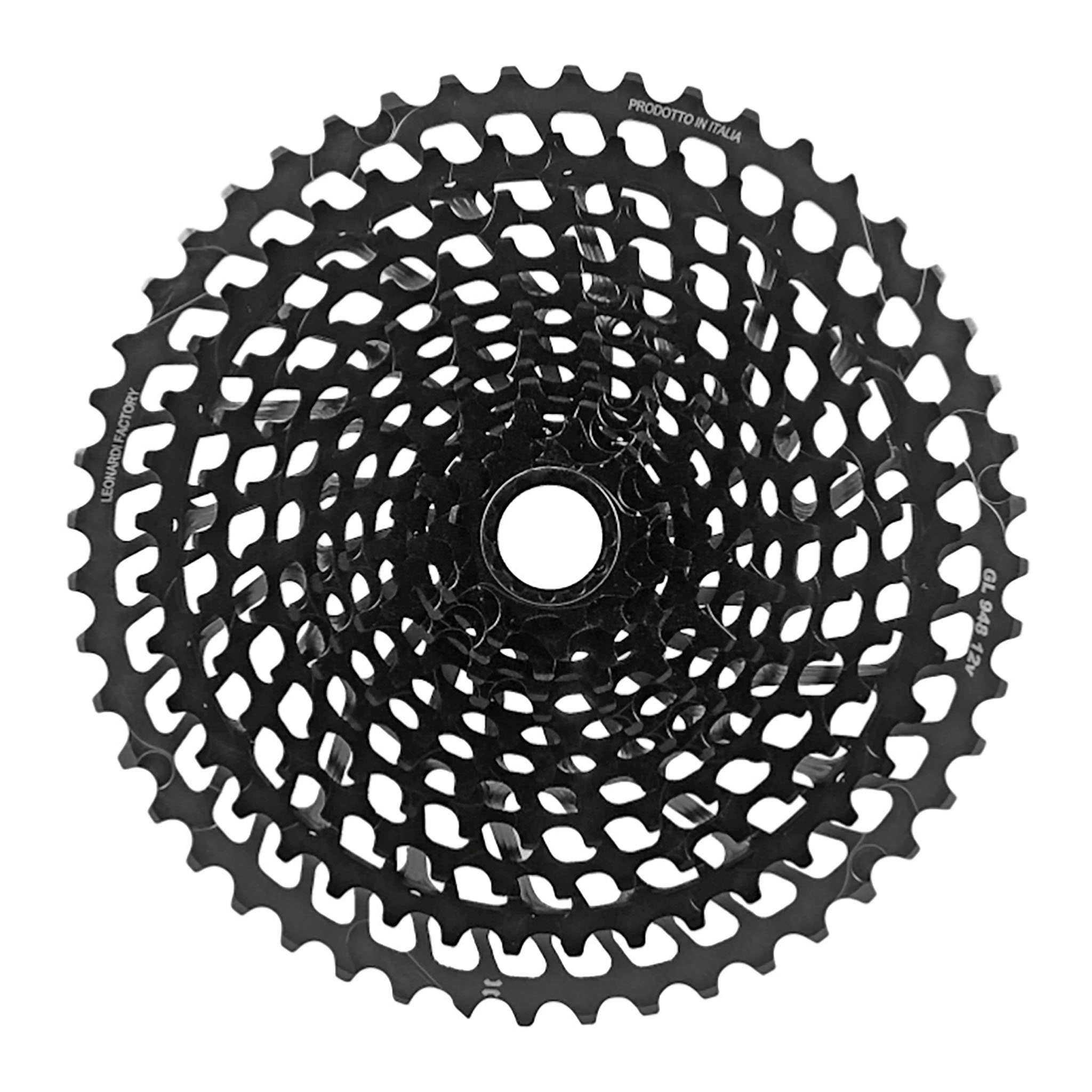 Leonardi General Lee 12sp Cassette, 9-48t - Black/Black 