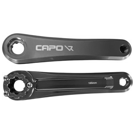 Leonardi Capo 8-Bolt Crank Arms 165mm-Titan (Spindle Separate)
