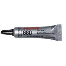 Loctite 660 Quick-Metal Gap Filler, Silver - 6ml