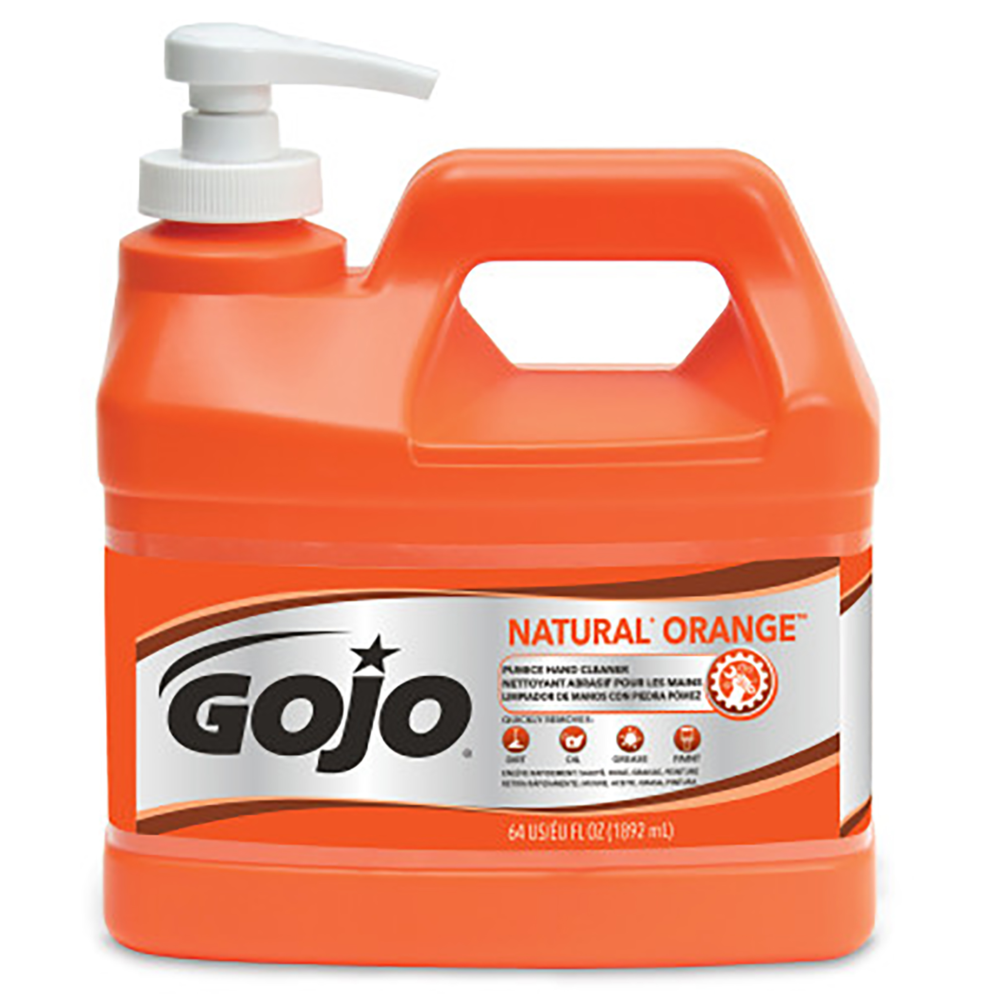 Loctite Gojo Orange Pumice Hand Cleaner, 1/2 gallon w/pump