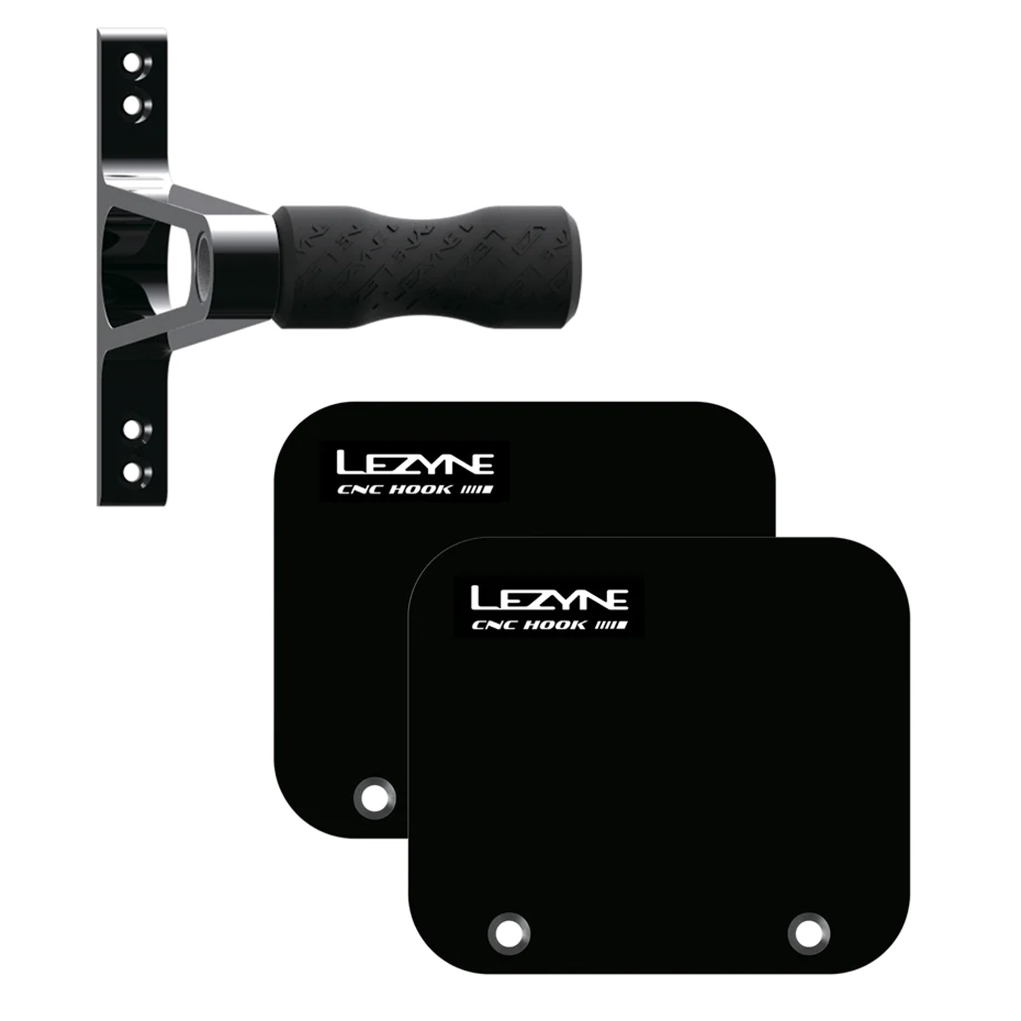 Lezyne CNC Alloy Wheel Hook, Black