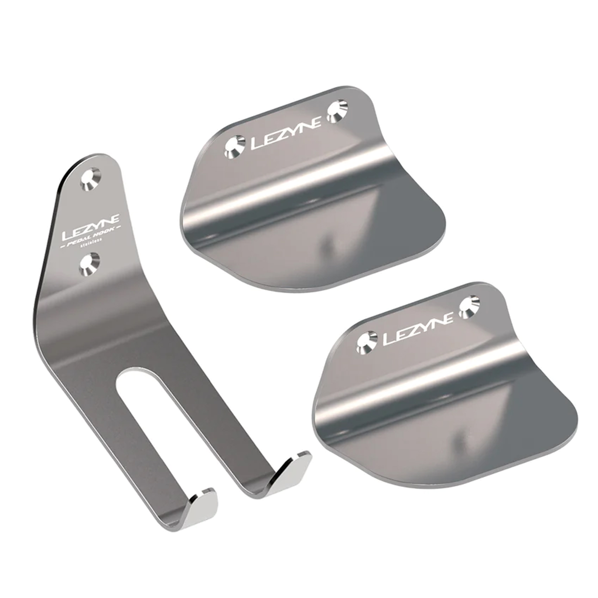 Lezyne Stainless Pedal Hook, Silver