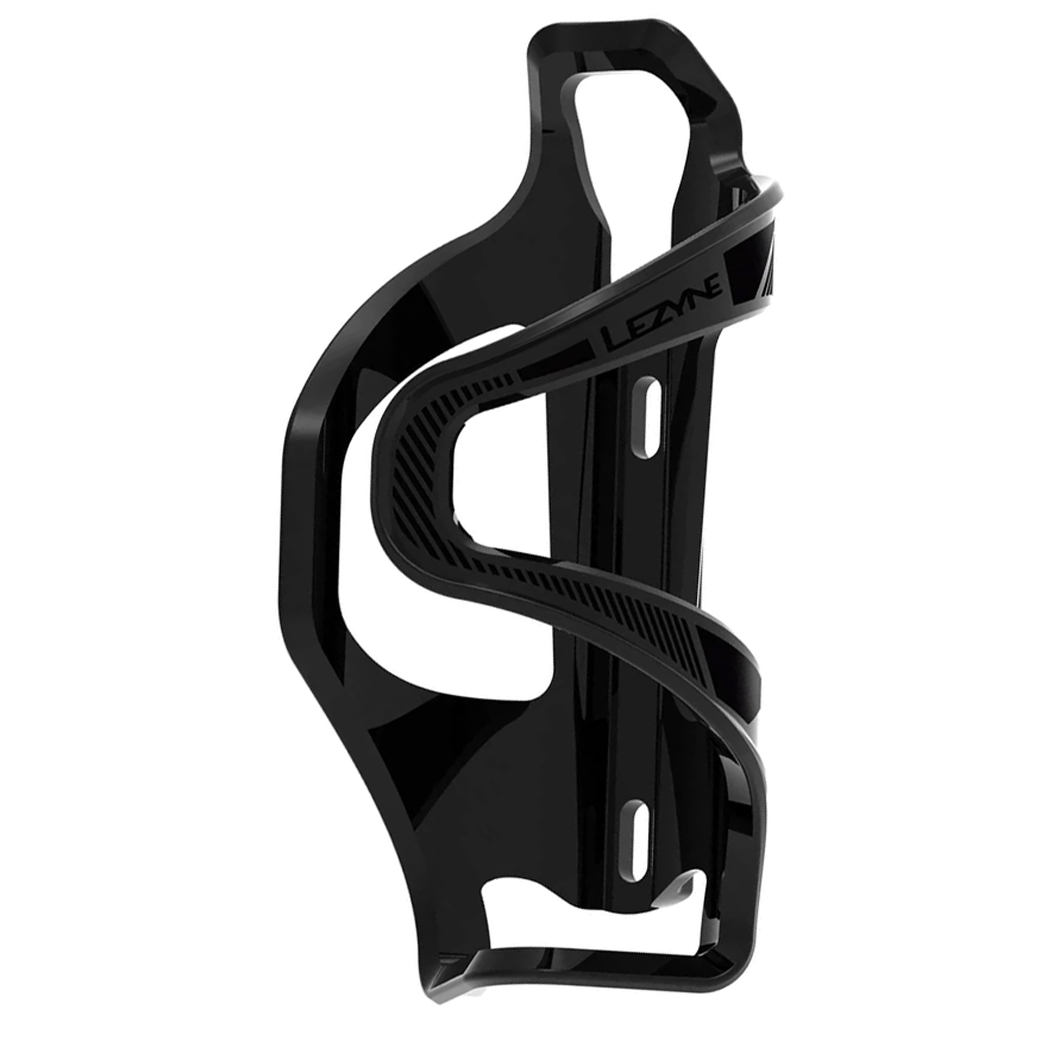 Lezyne Flow Cage SL, Left Entry, Enhanced Graphic, Black, Ea