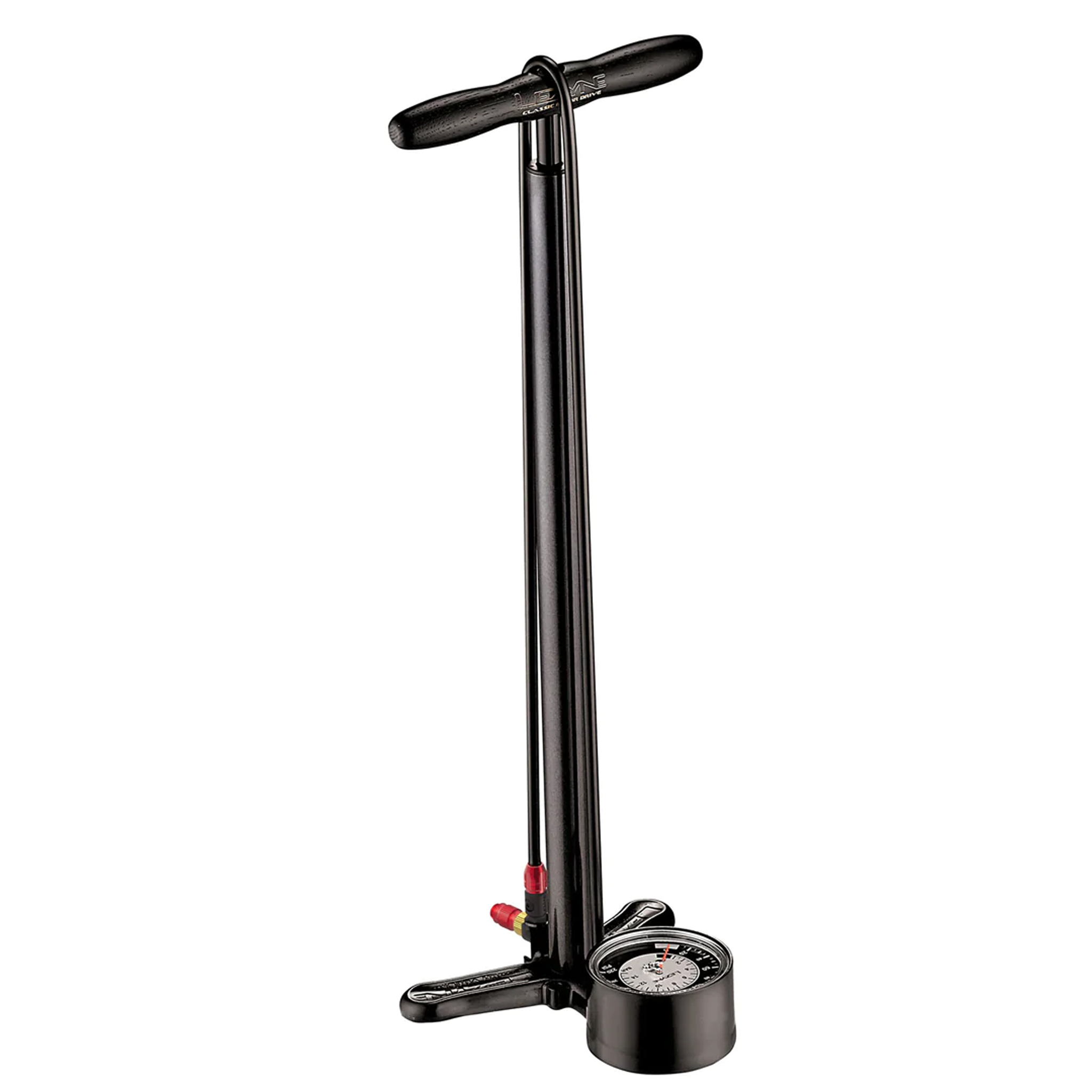 Lezyne Classic Floor Drive 3.5 HP Pump, Metallic Black