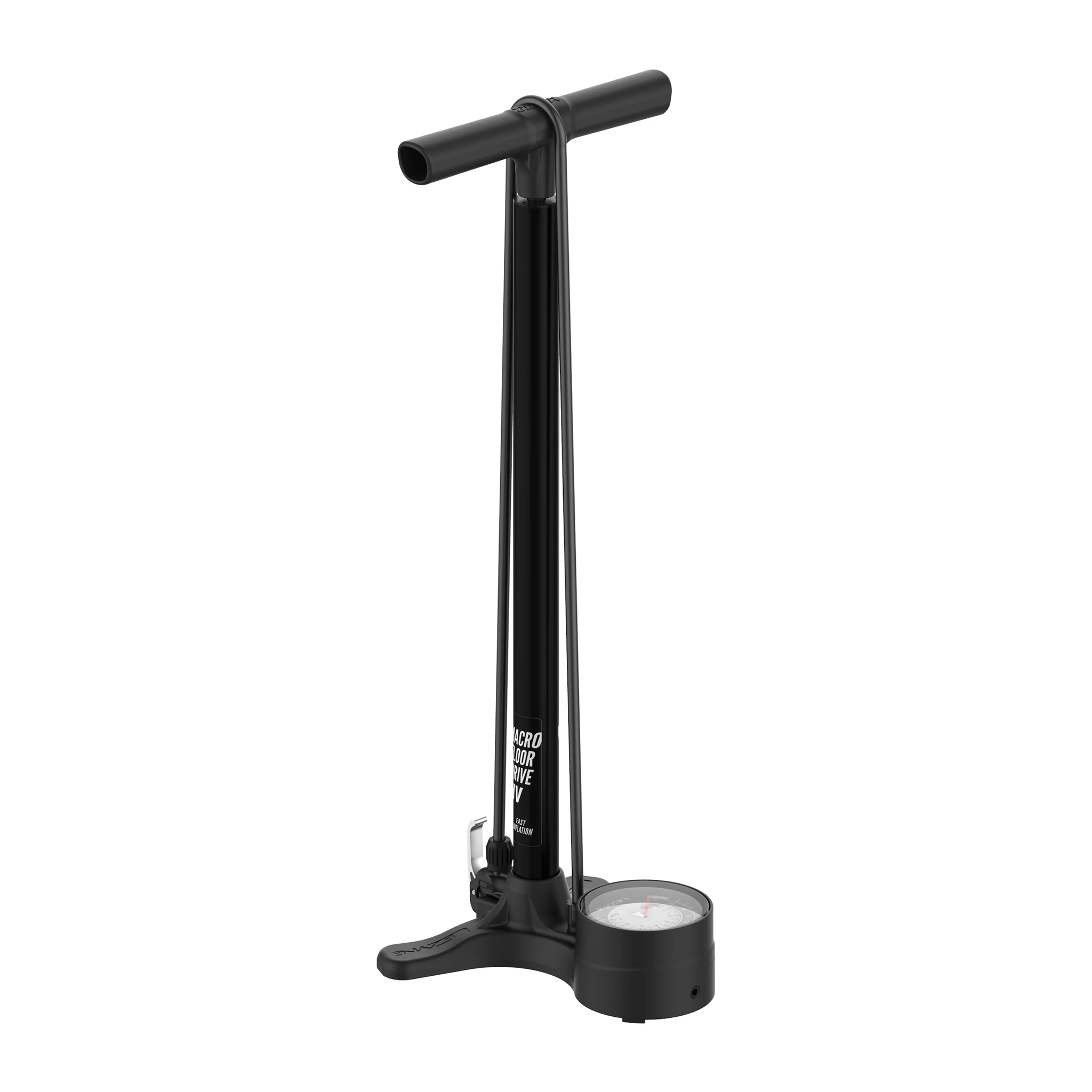 Lezyne Macro HV Floor Drive ABS Pump, Flat Black