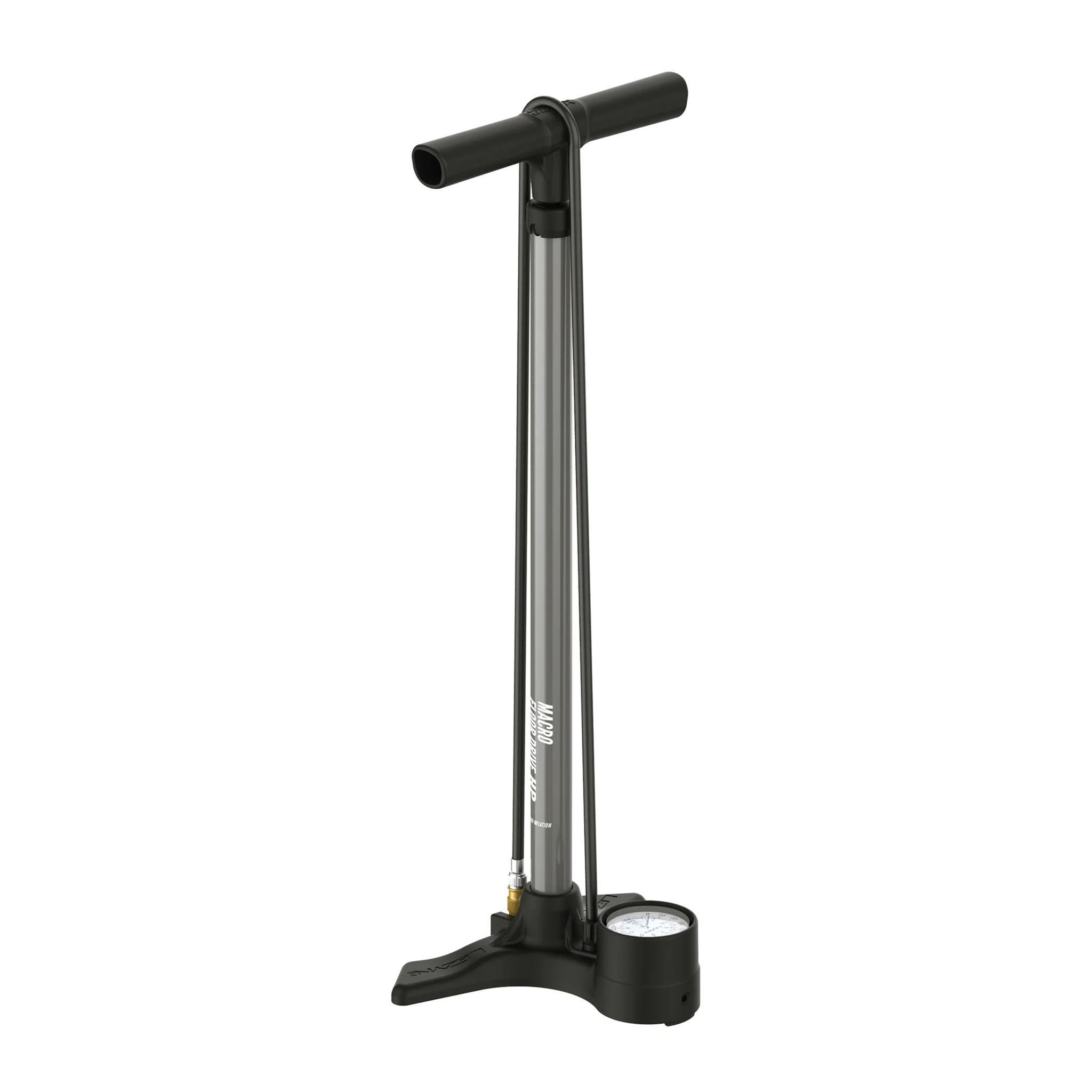 Lezyne Macro Floor Drive ABS Pump, Flat Gray