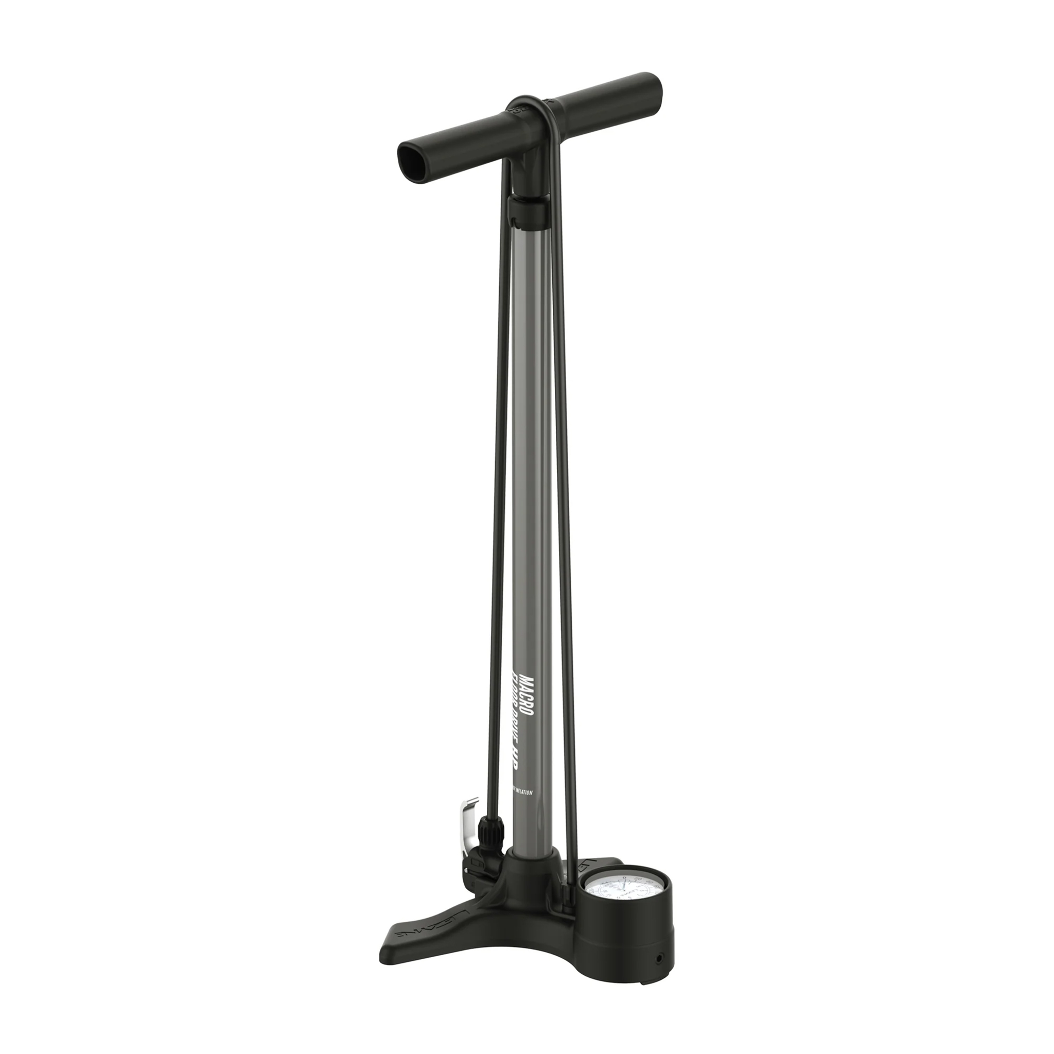 Lezyne Macro Floor Drive DV Pump, Flat Gray