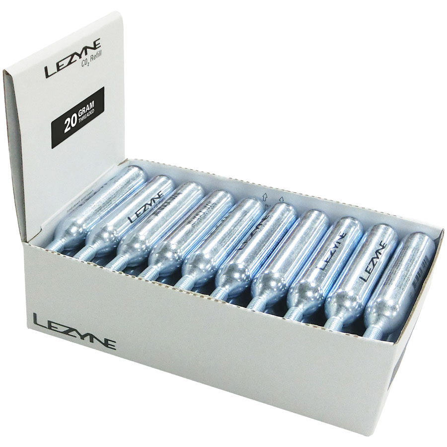 Lezyne 16g CO2 Cartridge Countertop Box, 30pcs