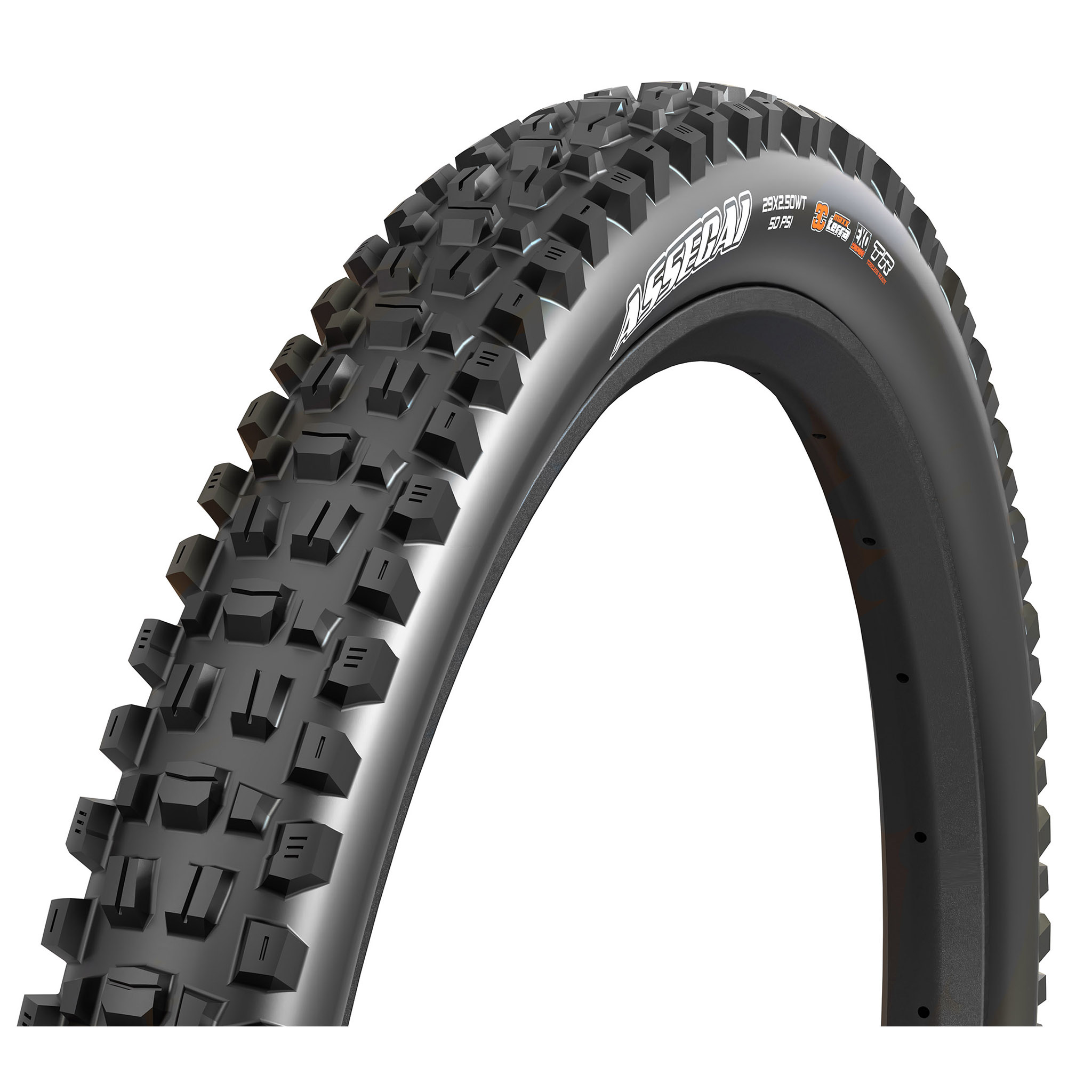 Maxxis Assegai Tire, 29x2.5", DH/3CG/TR E50