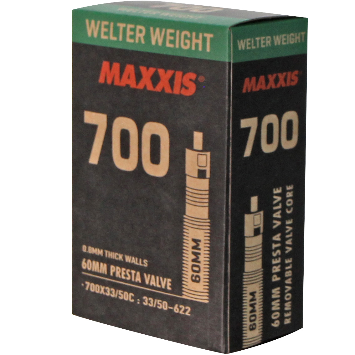 Maxxis Welter Weight Tube, 700x33-50, PV 60mm RVC