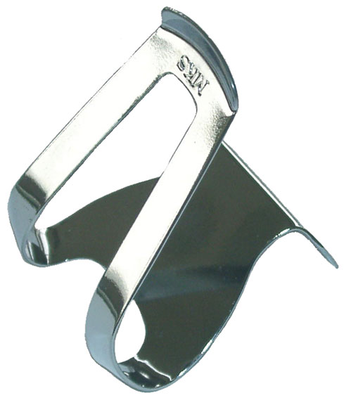 MKS Half Clip Mini Steel Toe Clips, Chrome