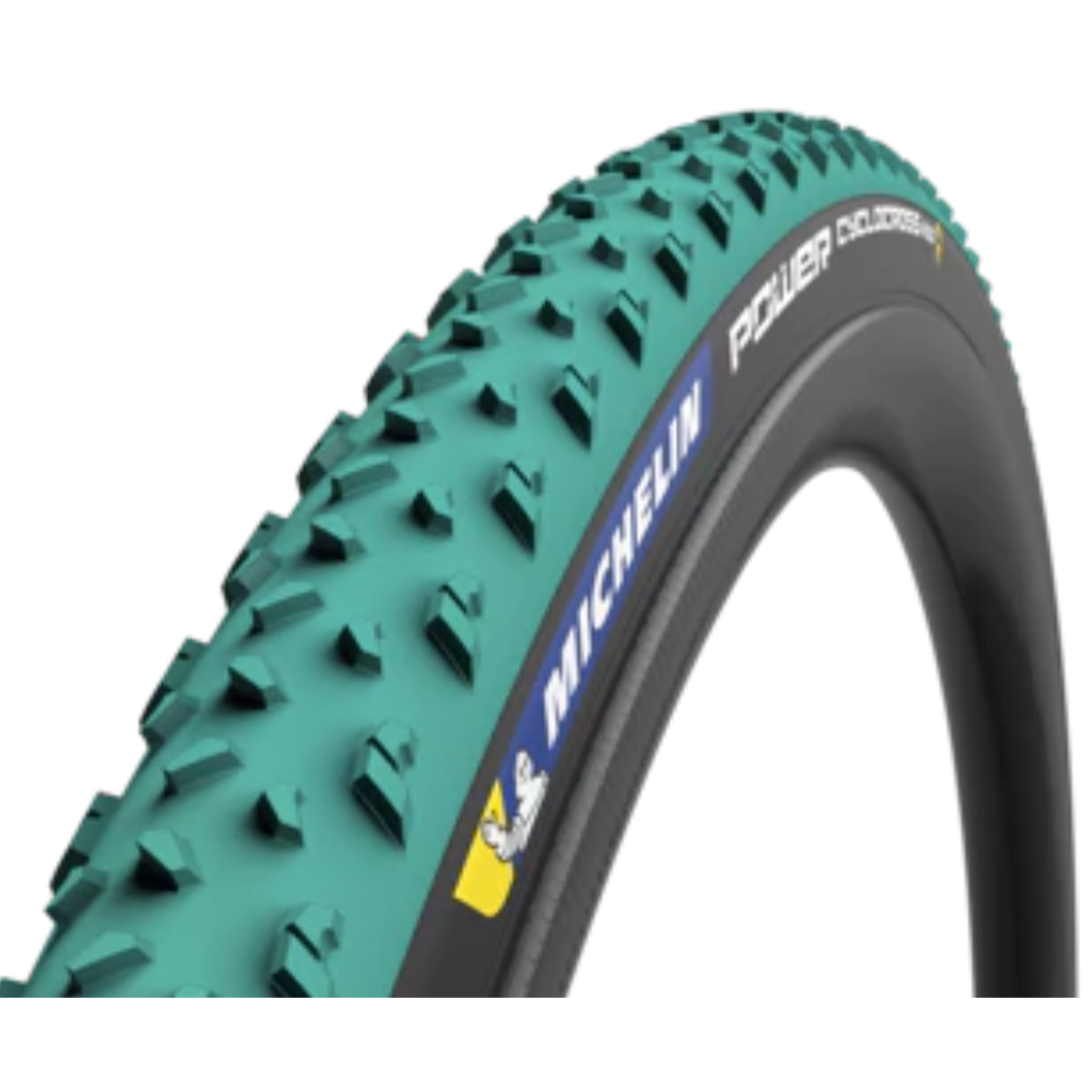 Michelin Power Cyclocross Mud TS TLR, 700X33, Green/Tan