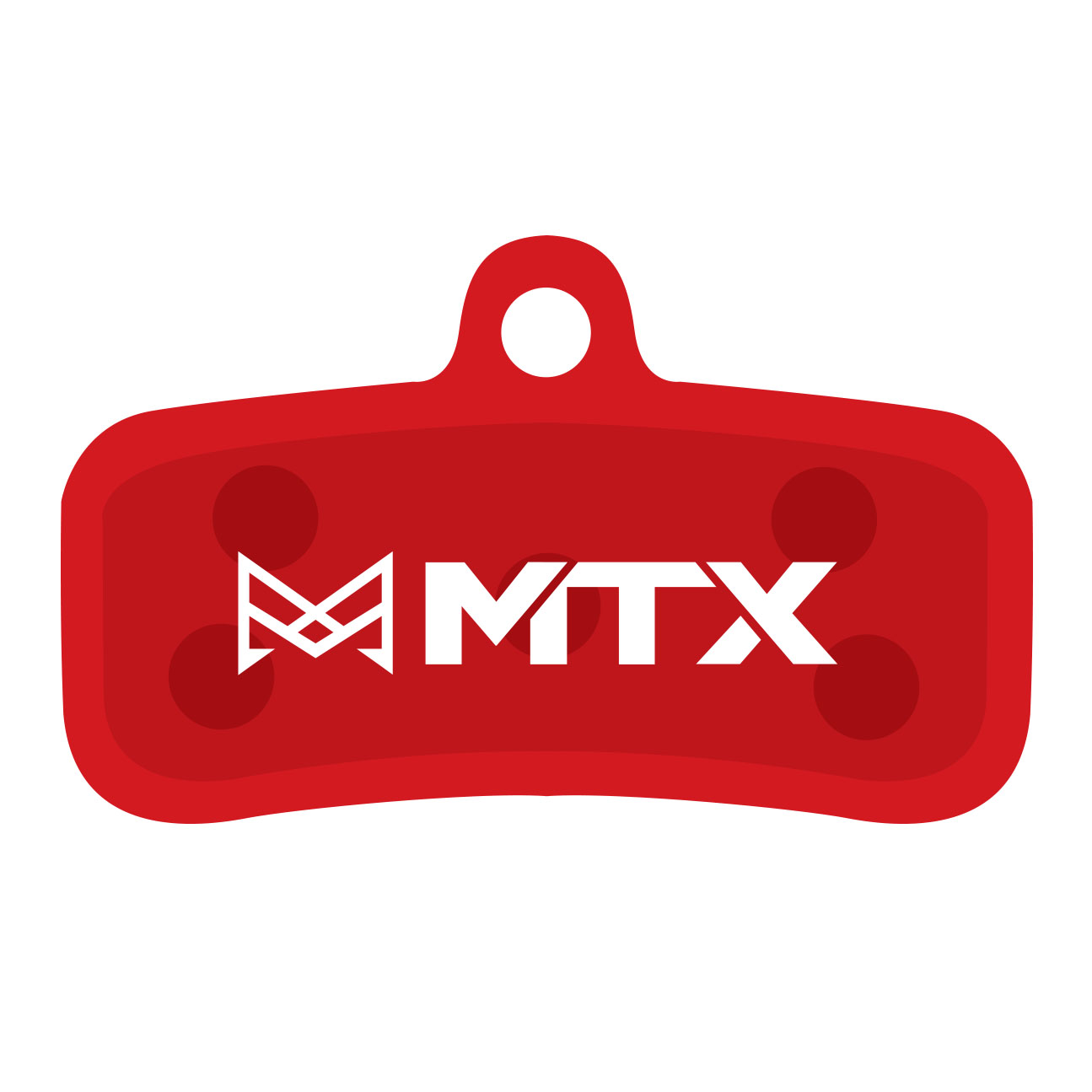 MTX Braking Disc Pads, Shimano (D-type 4-pist) TRP Quad, Red Label