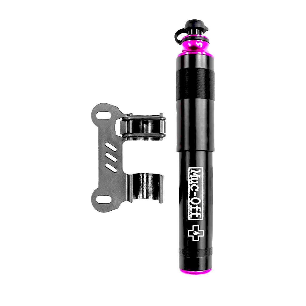 Muc-Off Airmach Mini Pump, Black/Pink