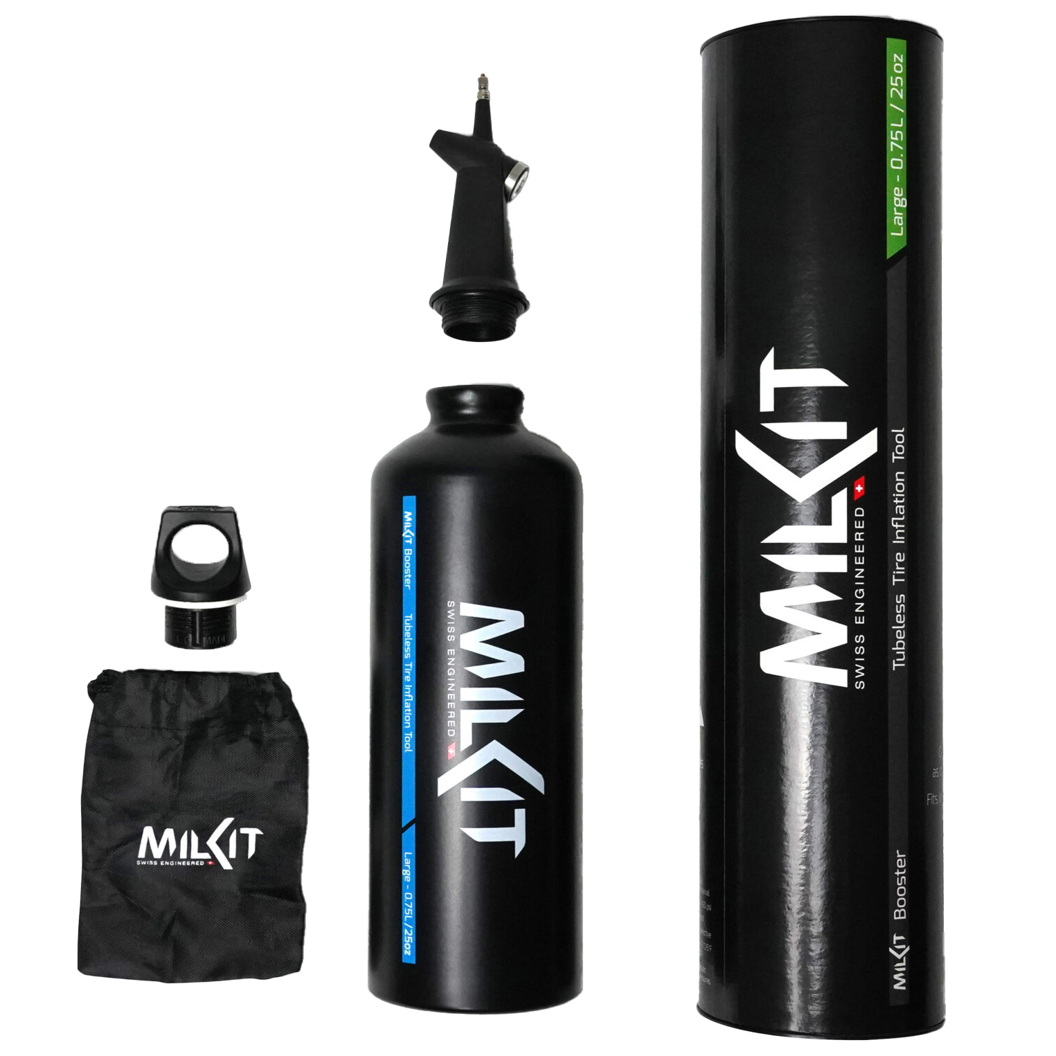 MilKit Booster Kit, Valve Head with .75-Liter