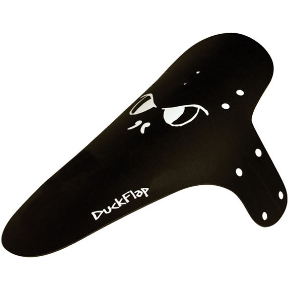 Miles Wide Duck Flap Fender, Black 