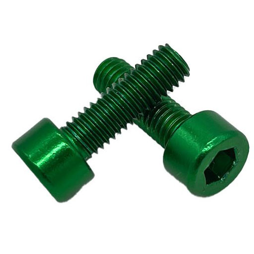 Miles Wide Anodized Cage Bolt, Forest Green