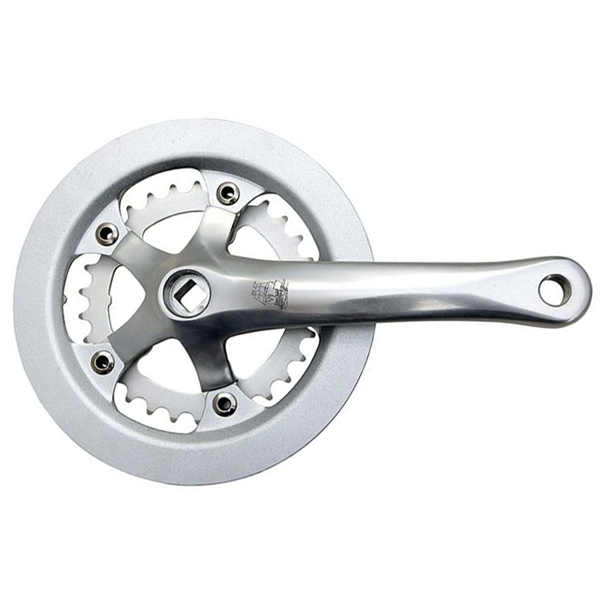 New Albion Cycles SC Guard Crankset, 30/42/guard, 170mm - Silver