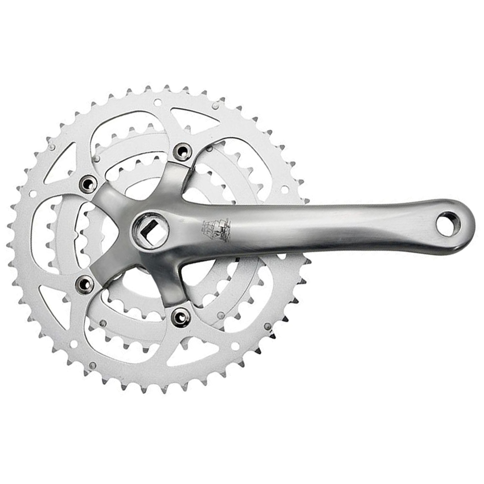 New Albion Cycles XDT Crankset, 26/36/48t, 170mm - Silver