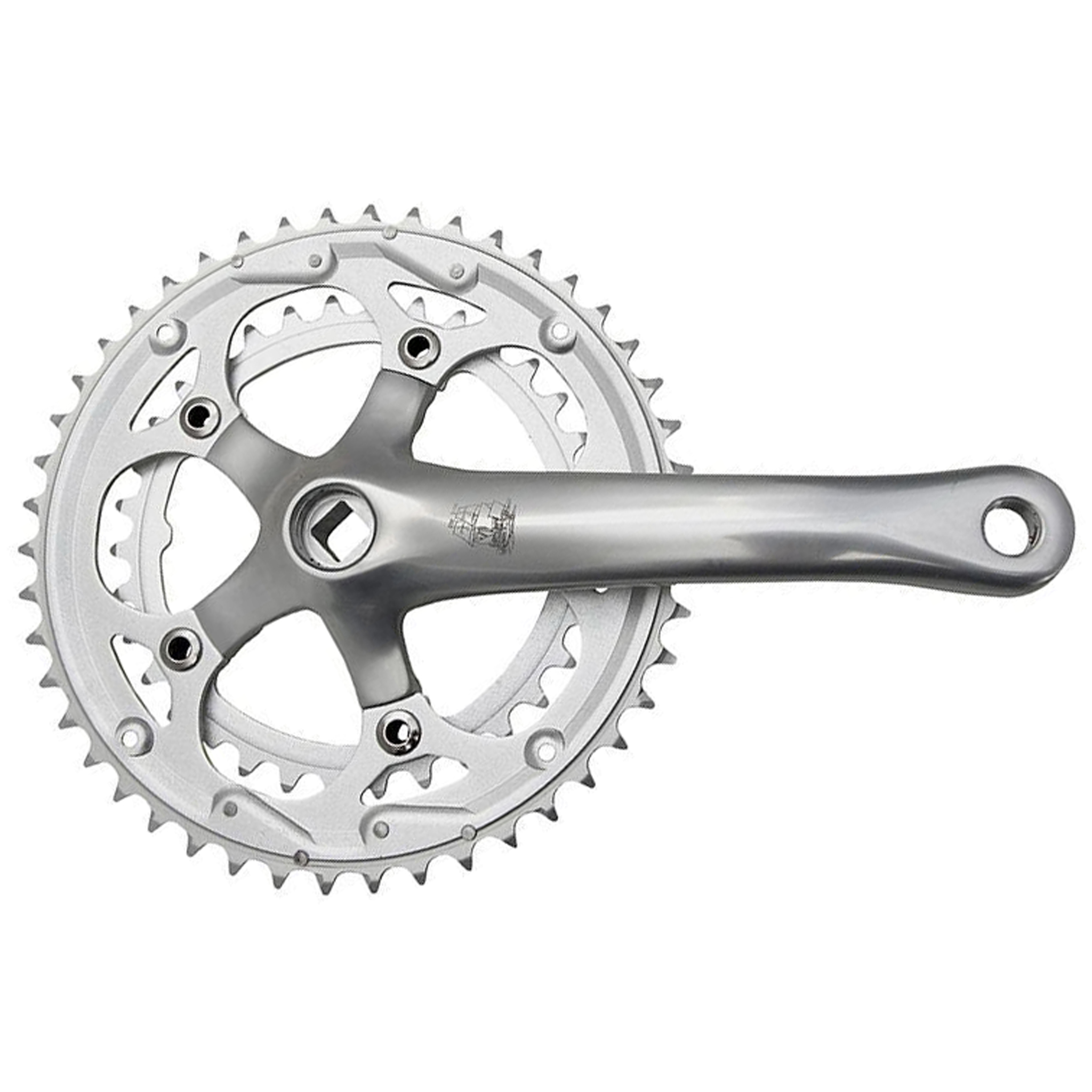 New Albion Cycles XDD Crankset, 34/46t, 175mm - Silver