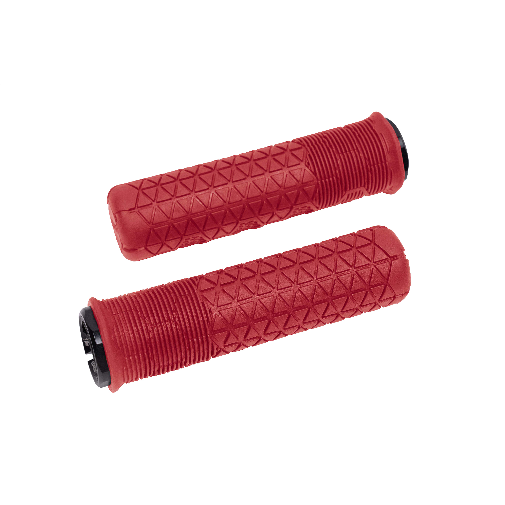 ENVE Composites Fractal Lock-On Trail Grips, 34.5mm, Dark Red