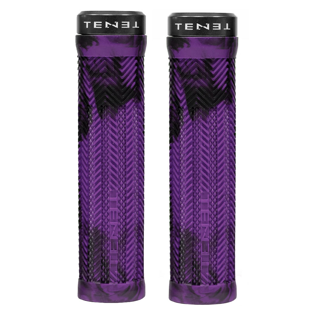 Tenet Icon Lock-On Grips, Purple Marble/Onyx