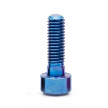 OAK Components Orbit Seatpost Ti Bolt, M5x16mm, Blue