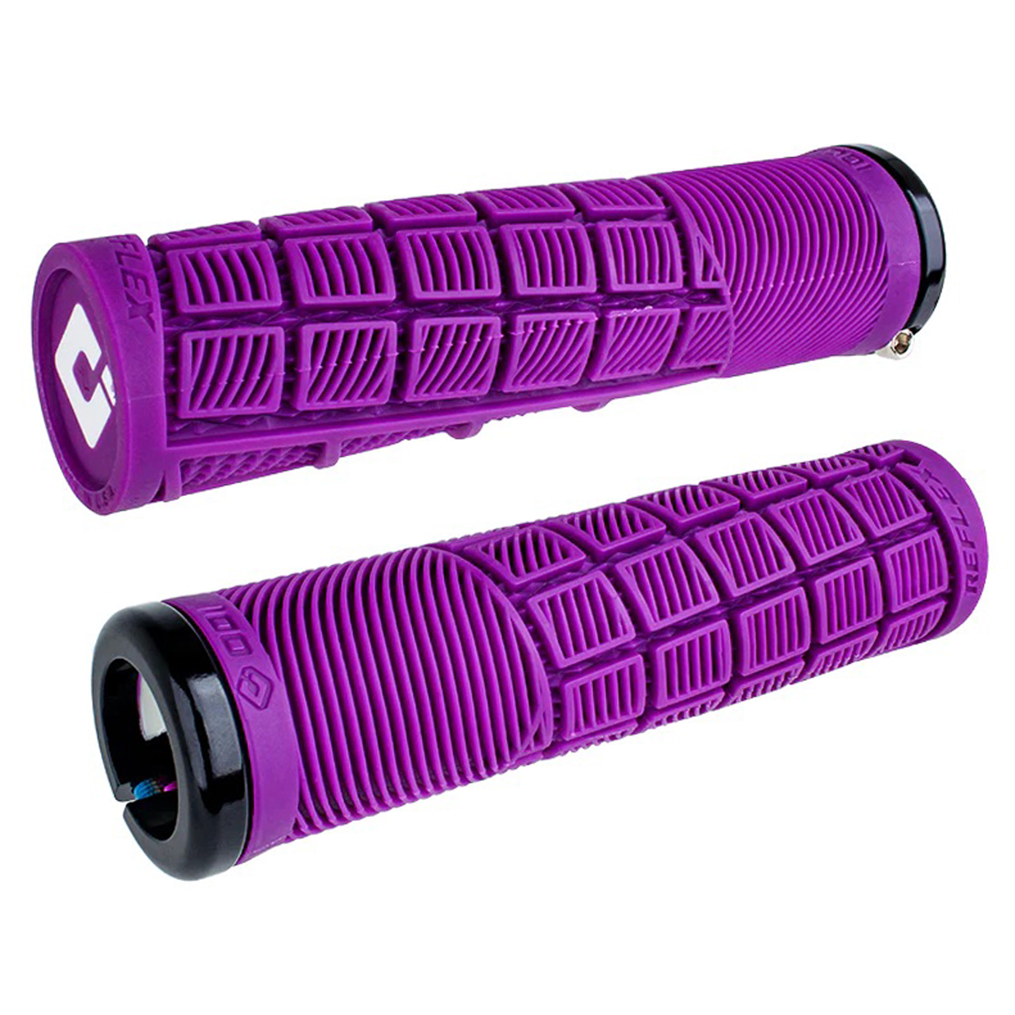 ODI Lock-On MTB, Reflex Grip, Purple/Black
