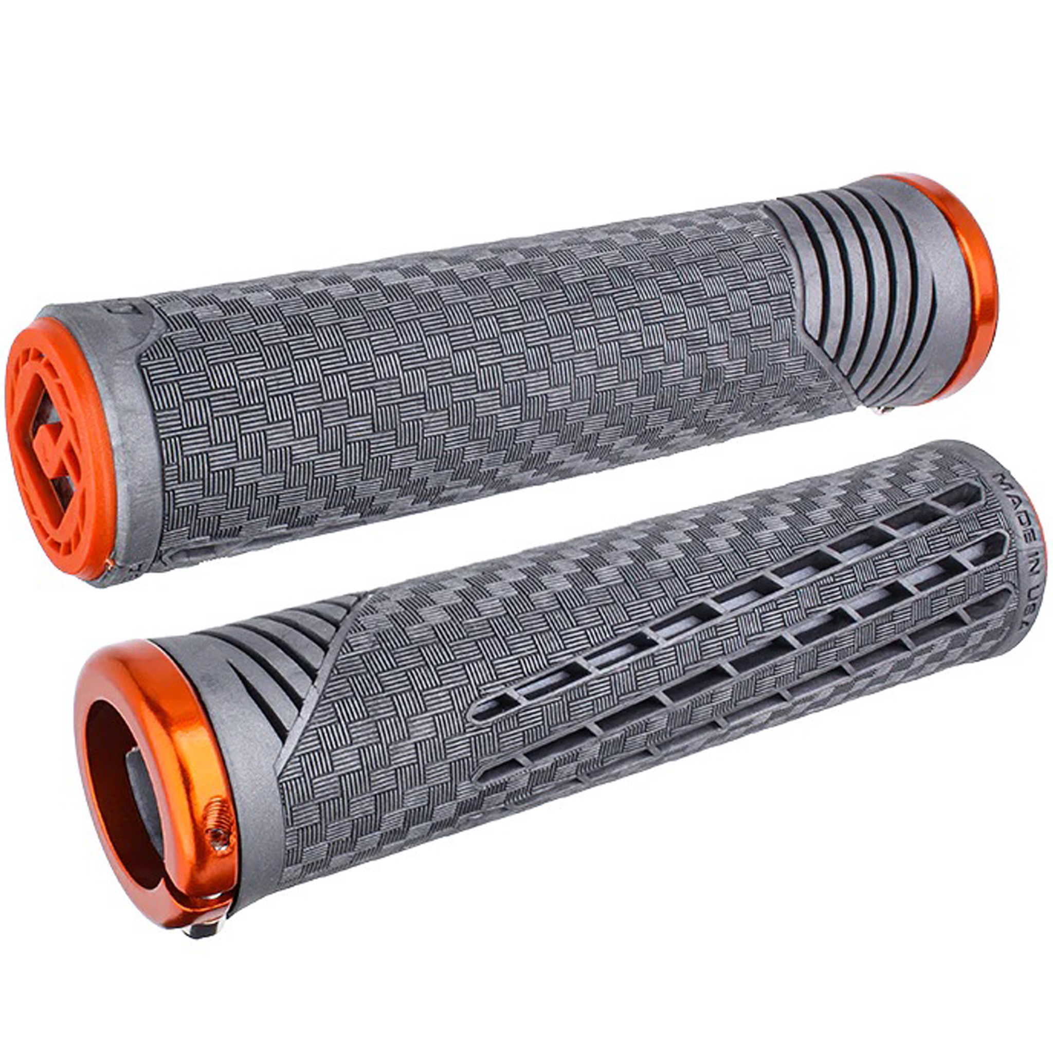 ODI Lock-On MTB, CF, Lynx Gray/Orange
