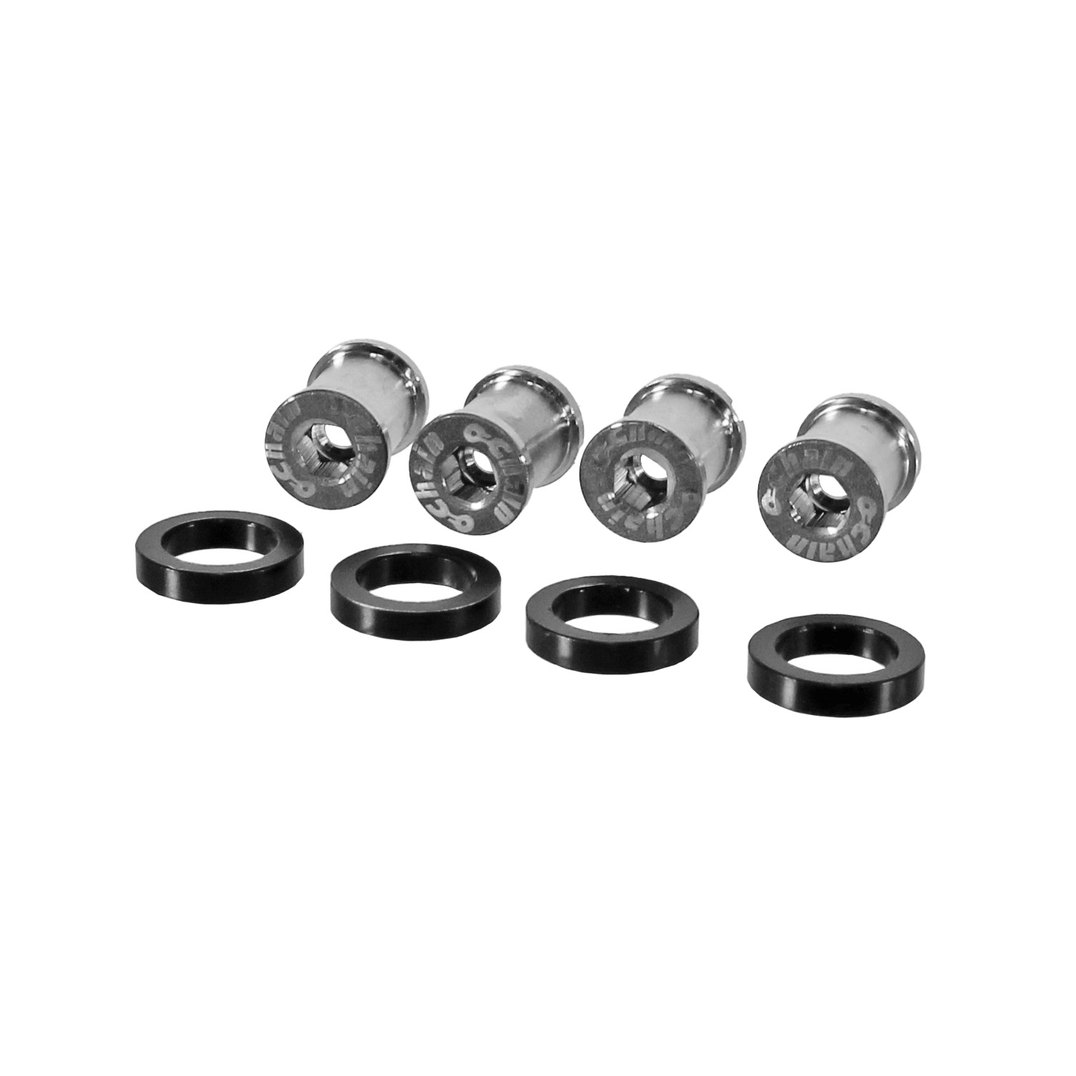 Ochain Chainring Bolts and Spacers, 3mm Offset