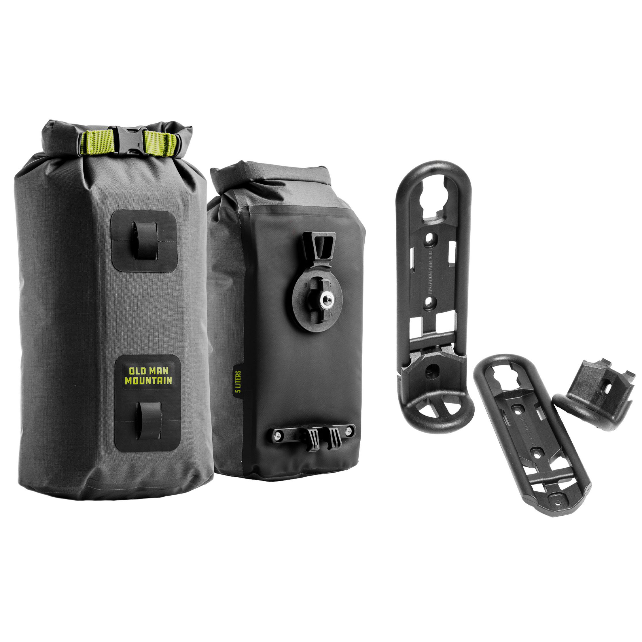 Old Man Mountain Hemlock Bag w/ FLIP Cages, 5L, Pair, Black