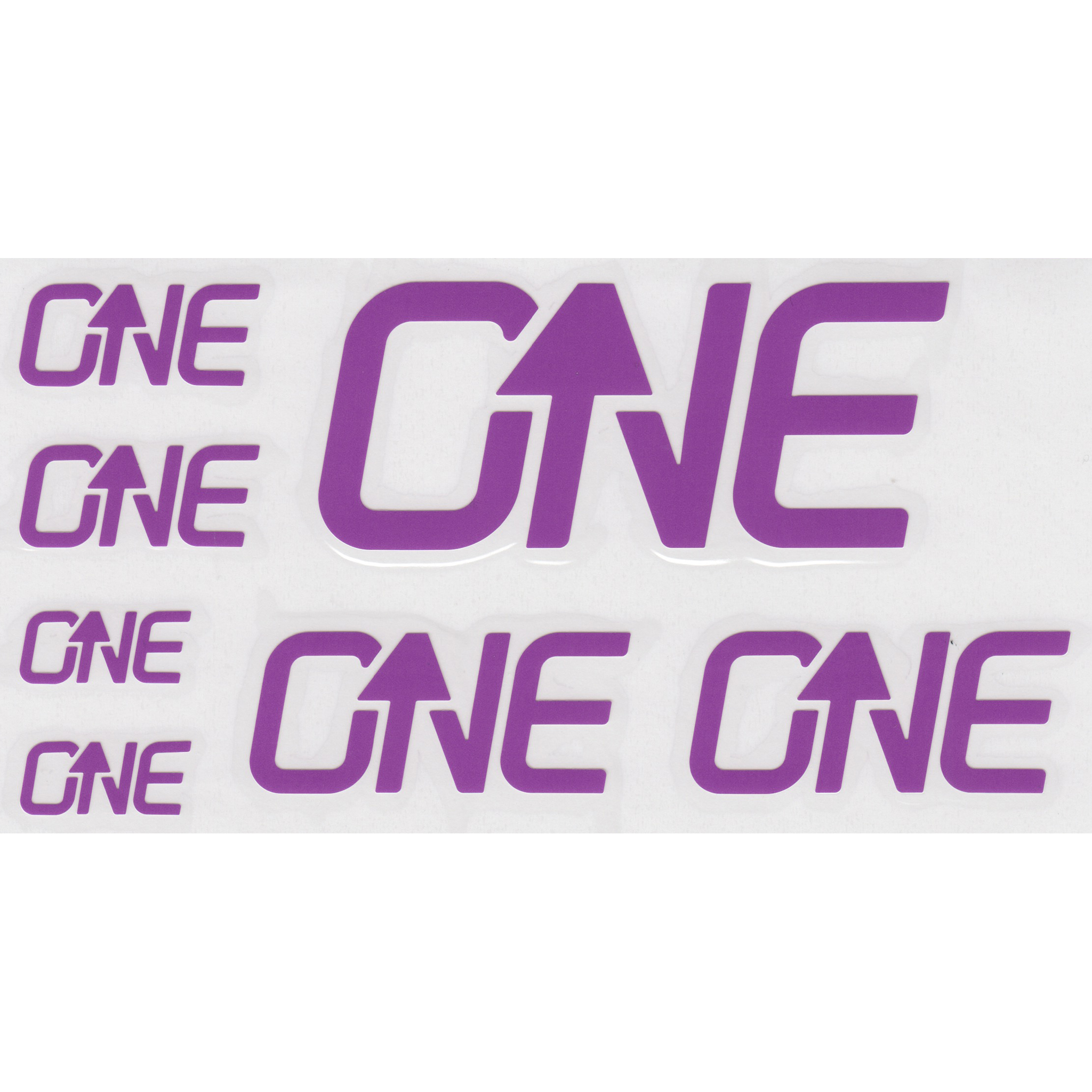 OneUp Components Riser Bar Decal Kit, Purple