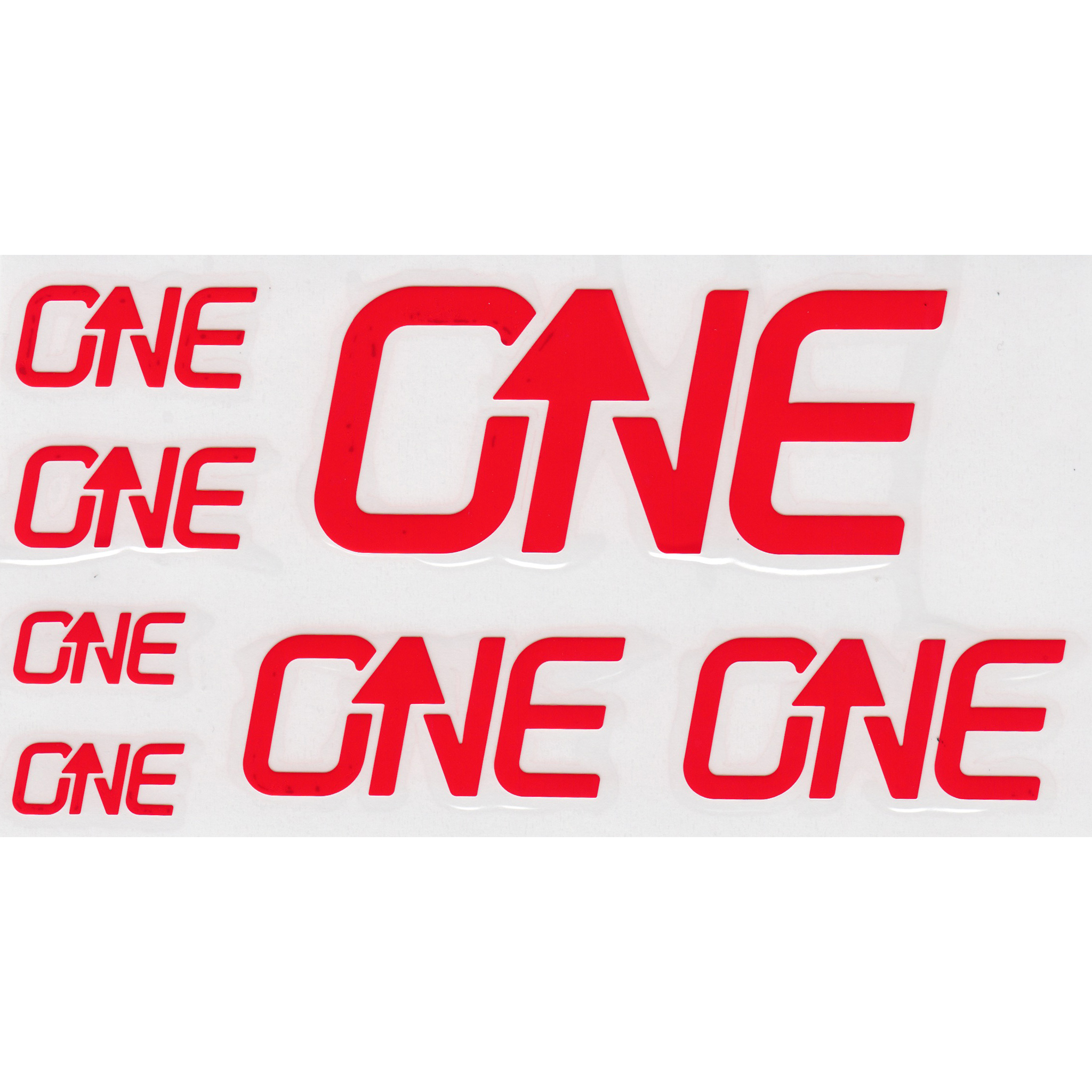 OneUp Components Riser Bar Decal Kit, Red