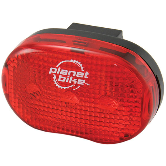 Planet Bike Blinky-3 Tail Light, 3 Red LED