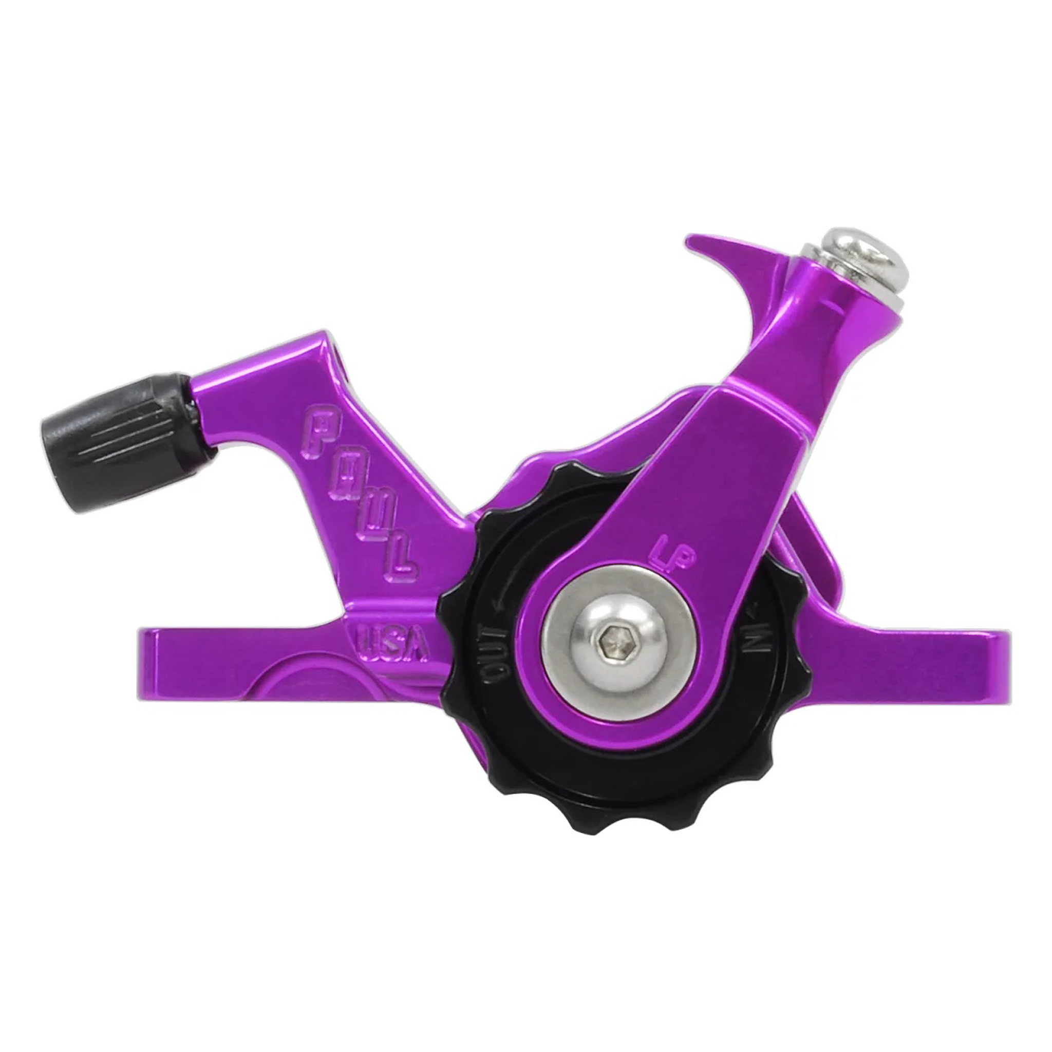 Paul Components Klamper Disc Brake Caliper, Short-Pull - Purple/Black