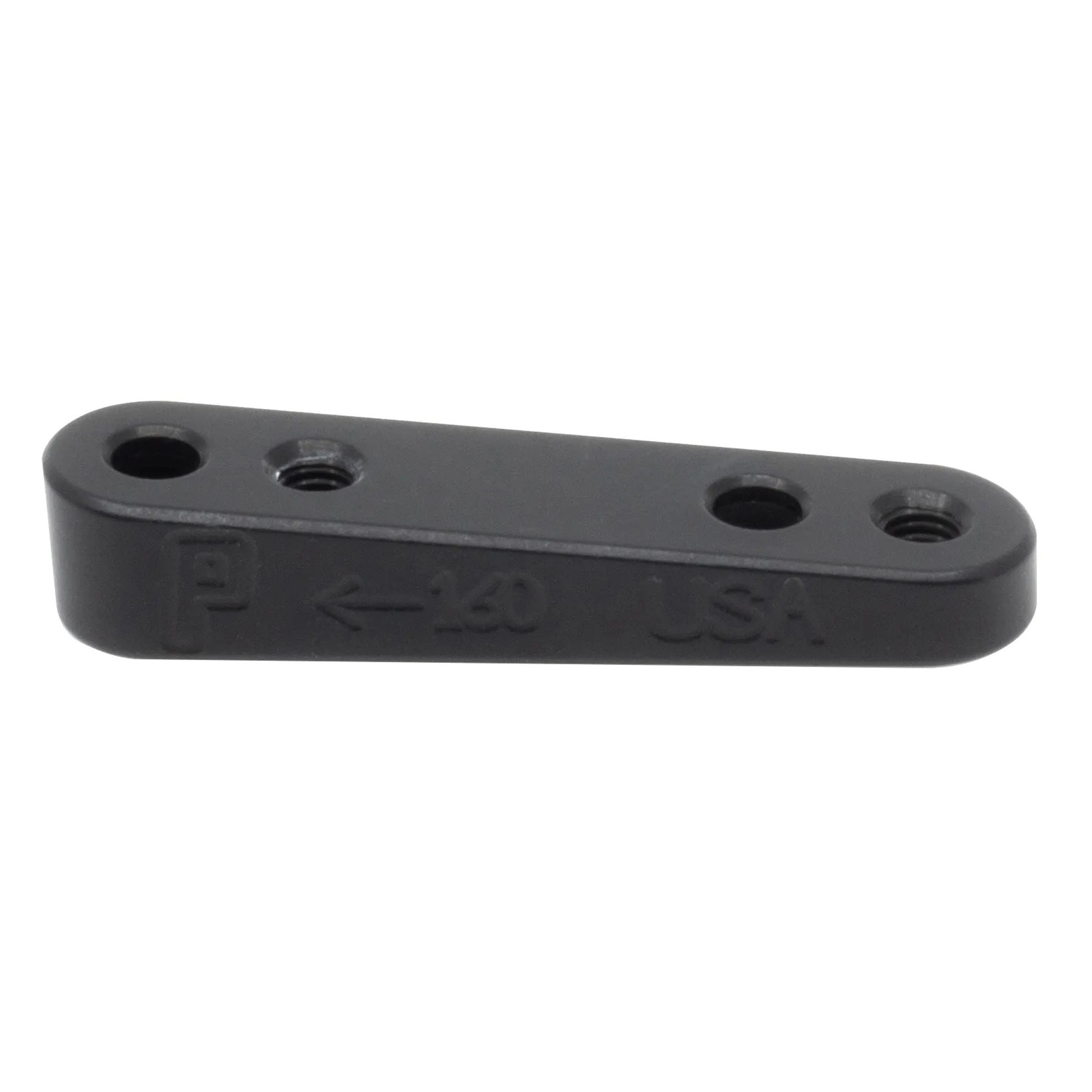 Paul Components Flat Mount Bracket Rear, 160mm w/ Bolts, Black