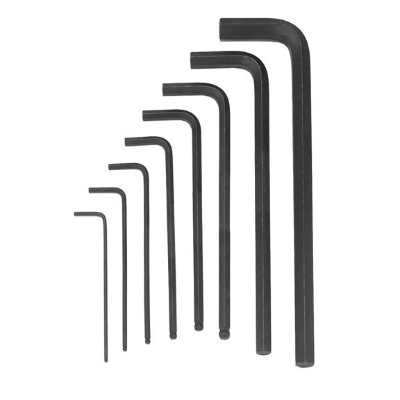 Park Tool Professional L-Shaped Hex Wrench Set, HXS-1.2