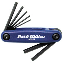 Park Tool Fold Up Hex Wrench Set, AWS-10