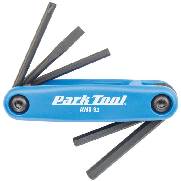 Park Tool Folding Hex/Screwdriver, AWS-9.2, Blue