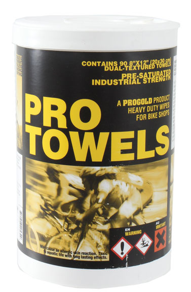 Pro Gold Products ProTowels Heavy Duty Wipes, 90/Tub