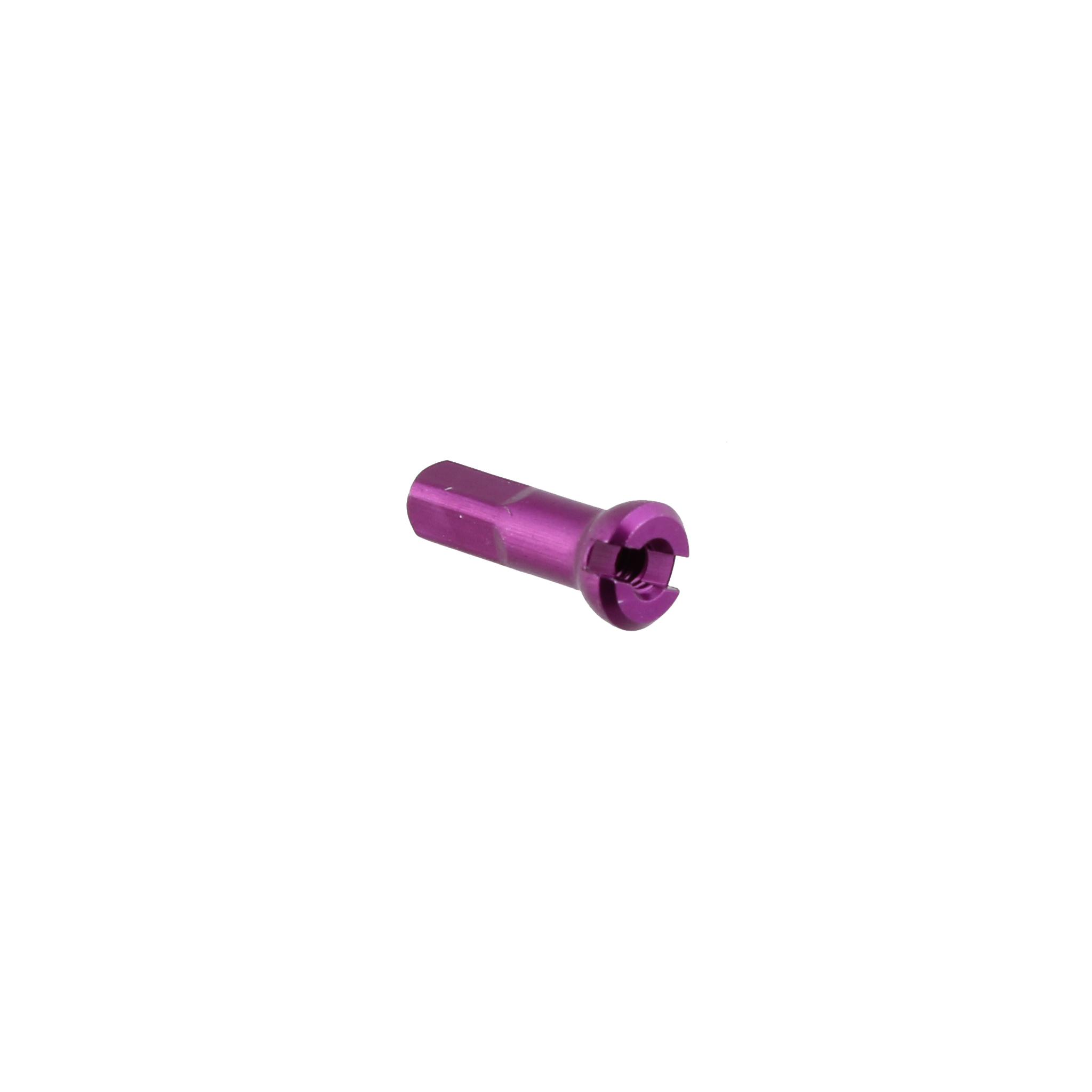 Sapim Alloy Polyax Nipple, 14g/14mm, Purple, 100/Count