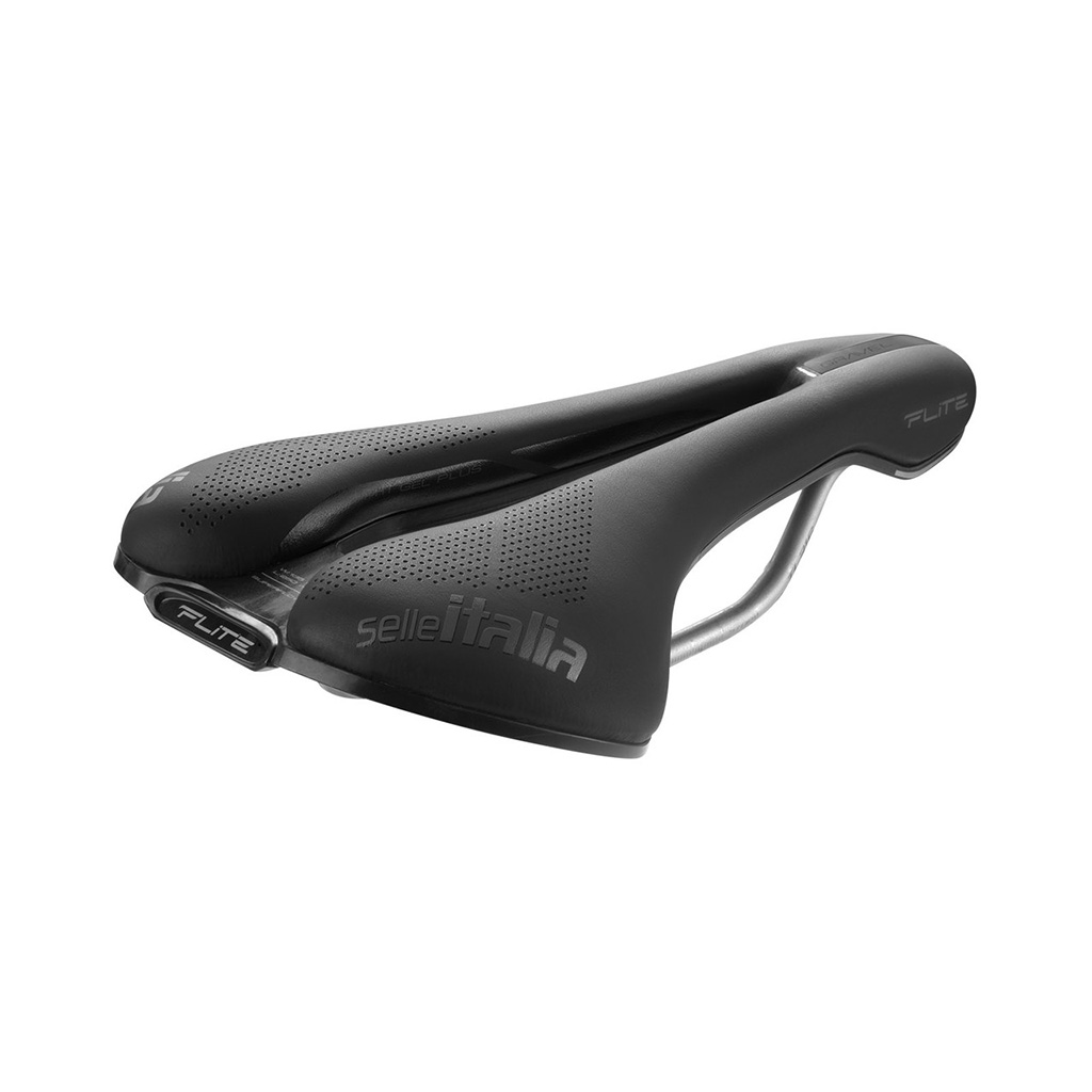 Selle Italia Flite Boost Gravel Saddle, Small, S3, Ti316, FibraTek, Black