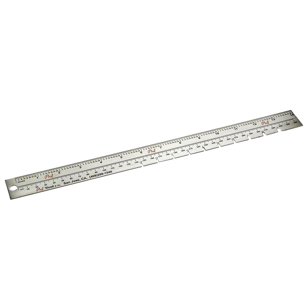 Phil Wood Spoke Gauge and Length Ruler, Stainless Steel